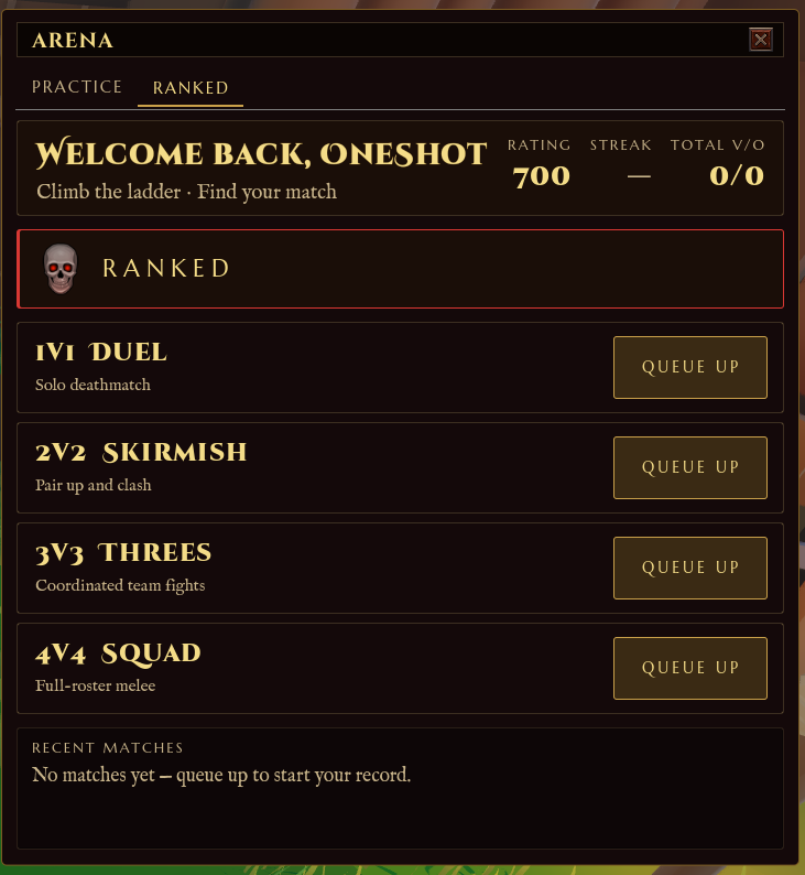 Arena queue